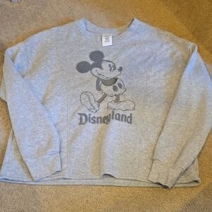 Disney Gray Mickey Mouse Sweatshirt